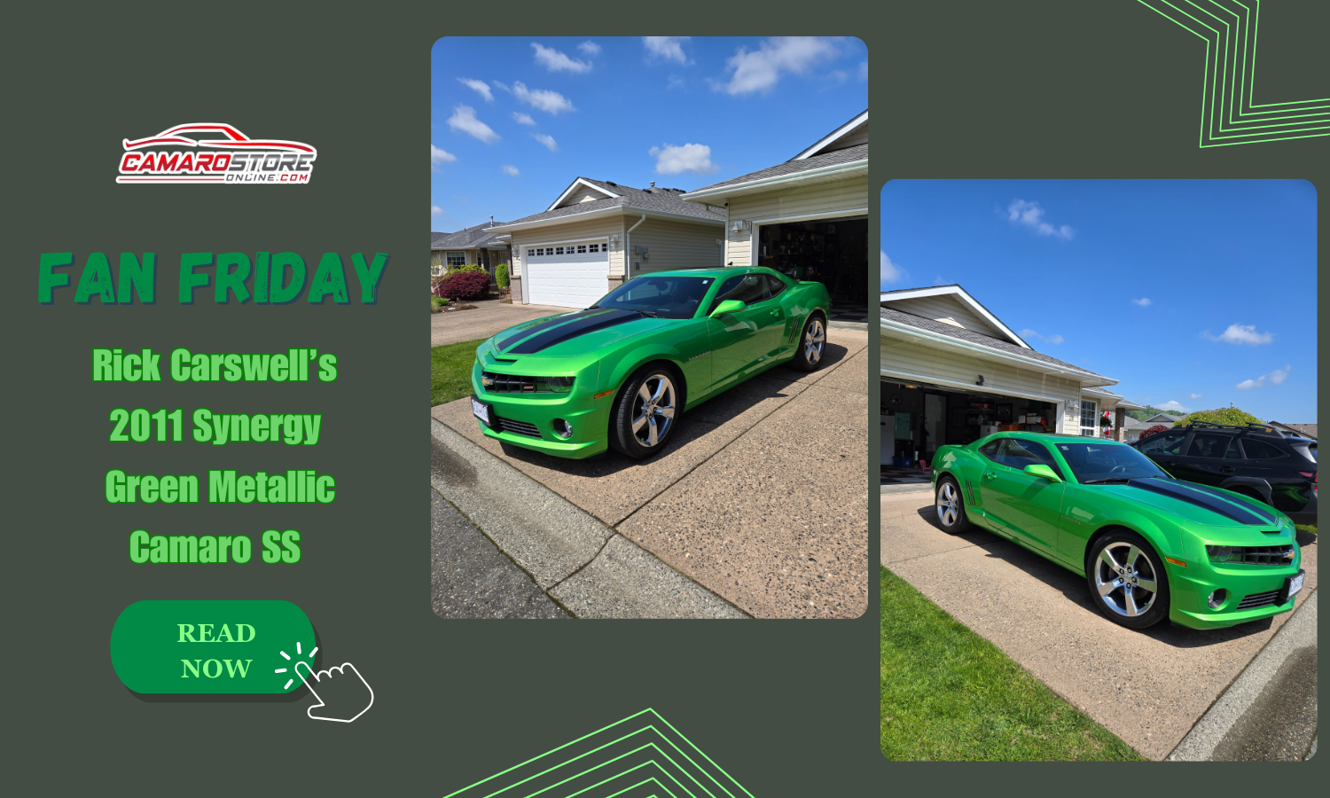 Fan Friday: Rick Carswell’s 2011 Synergy Green Metallic Camaro SS