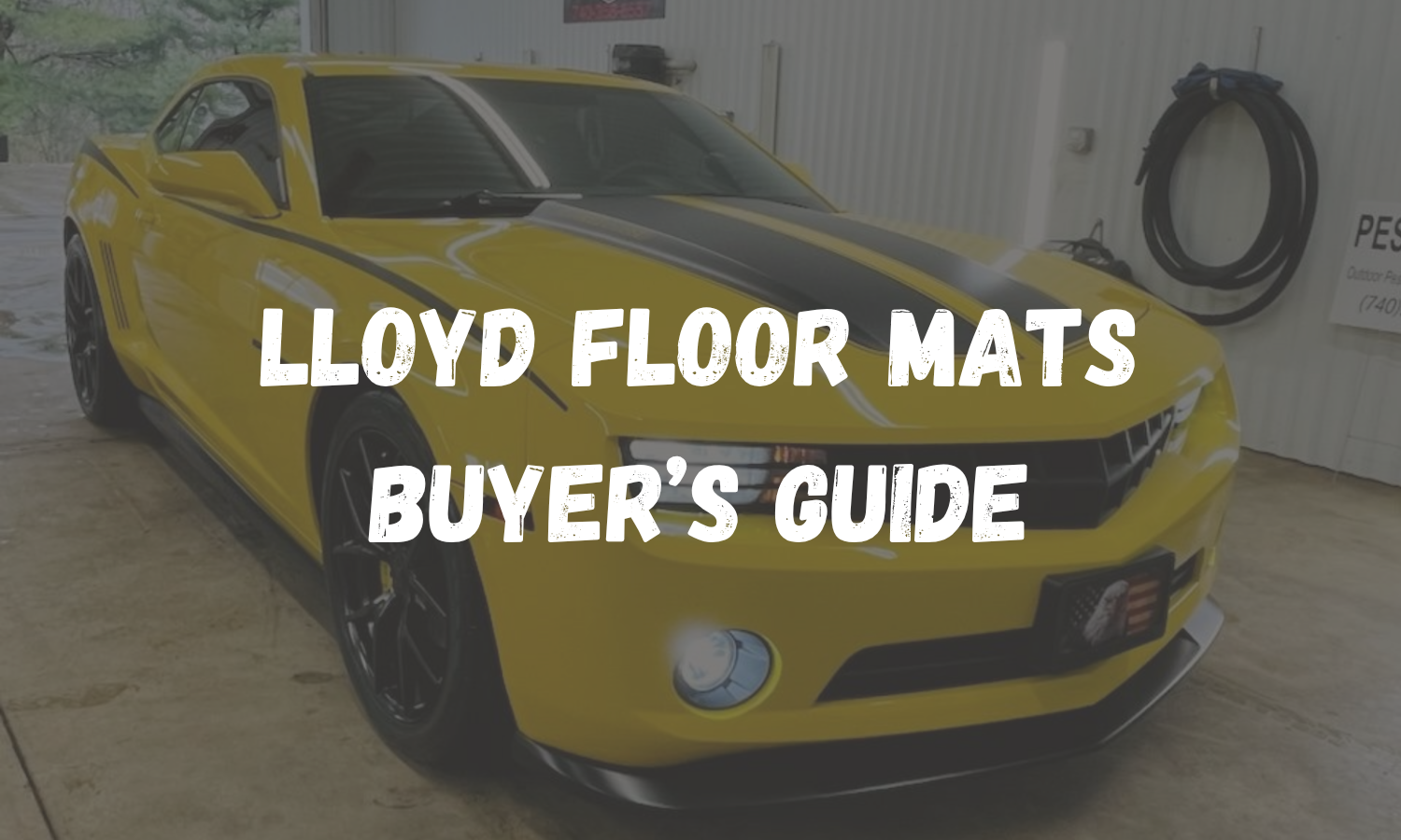 Lloyd Floor Mats for Camaro: Every Style, Every Generation — Custom-Fit & Made to Order