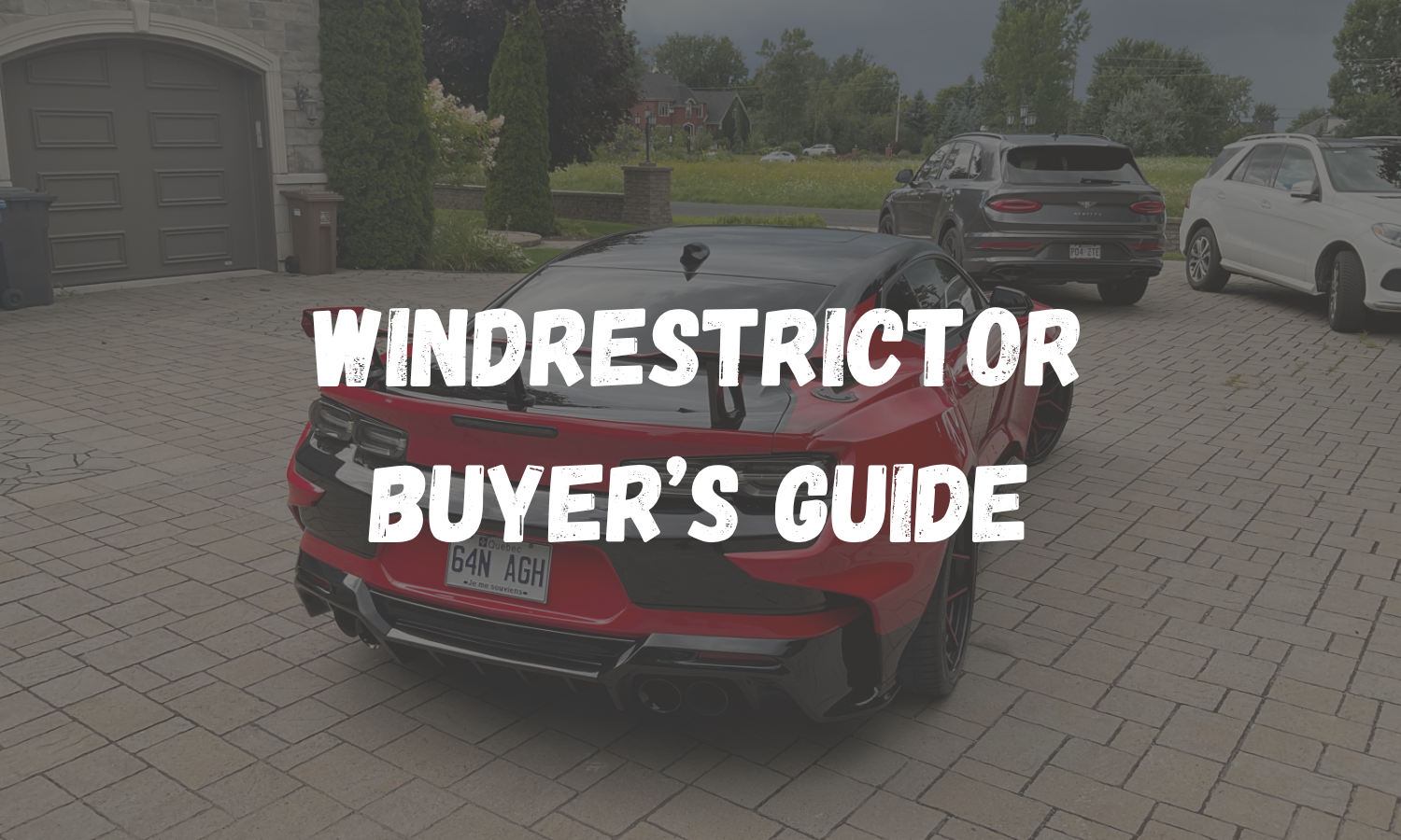 Custom Camaro Wind Restrictors, Glow Plates & Door Stills by King Penn