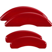 Plain — No Engraving, Red - 2010-2015 Camaro SS MGP Brake Caliper Covers Set of 4