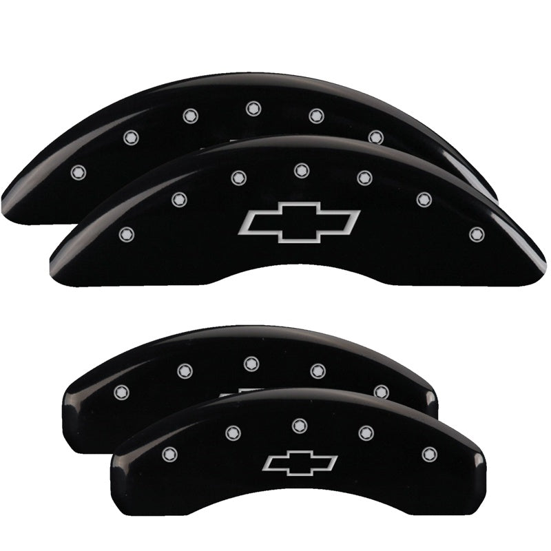 Bowtie Emblem, Black - 2012-2015 Camaro ZL1 MGP Brake Caliper Covers Set of 4