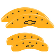 Bowtie Emblem, Yellow - 2012-2015 Camaro ZL1 MGP Brake Caliper Covers Set of 4