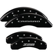 Camaro Script Front / Z28 Script Rear, Black - 2012-2015 Camaro ZL1 MGP Brake Caliper Covers Set of 4