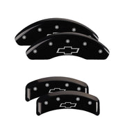 Bowtie Emblem, Black - 1997 Camaro MGP Brake Caliper Covers Set of 4