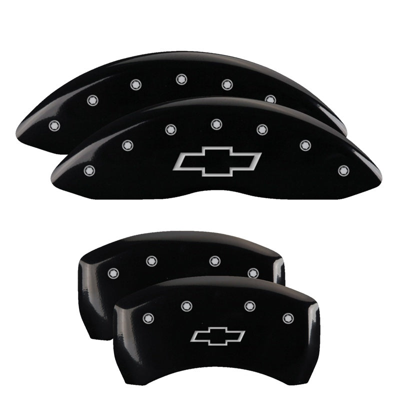 Bowtie Emblem, Black - 1998-2002 Camaro MGP Brake Caliper Covers Set of 4