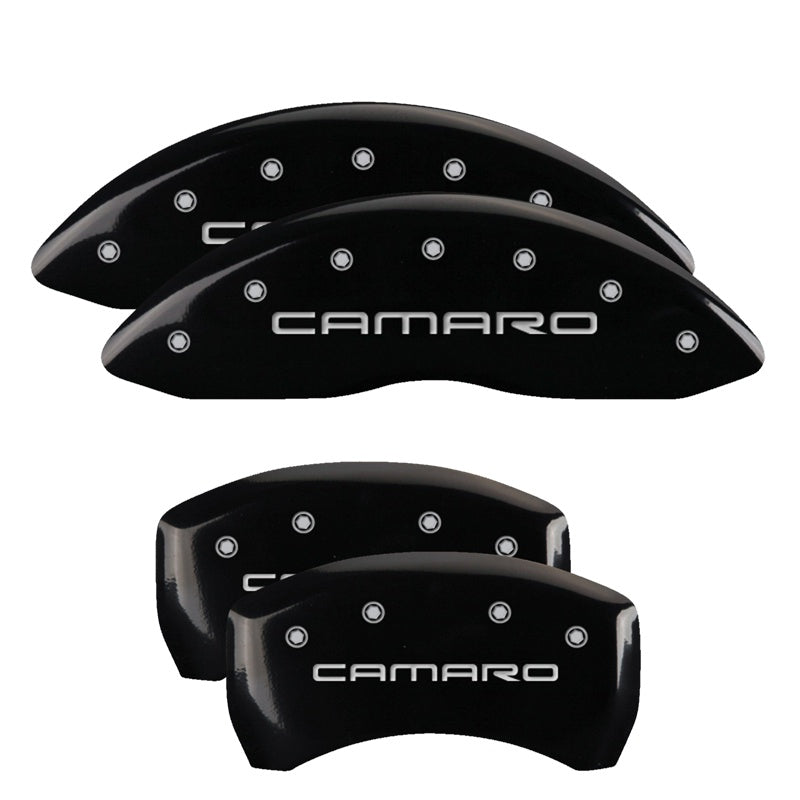 Camaro Script, Black - 1998-2002 Camaro MGP Brake Caliper Covers Set of 4