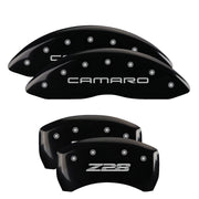 Camaro Script Front / Z28 Script Rear, Black - 1998-2002 Camaro MGP Brake Caliper Covers Set of 4