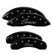 Vintage Camaro Script, Black - 2010-2015 Camaro V6 LS/LT MGP Brake Caliper Covers Set of 4