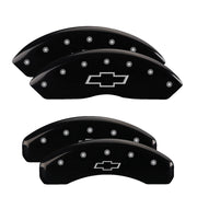 Bowtie Emblem, Black - 2016-2023 Camaro LS/RS MGP Brake Caliper Covers Standard JL9 Brakes Set of 4