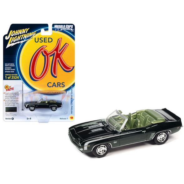 1969 Chevrolet Camaro RS/SS Convertible Limited Edition 1/64 Diecast Model Car