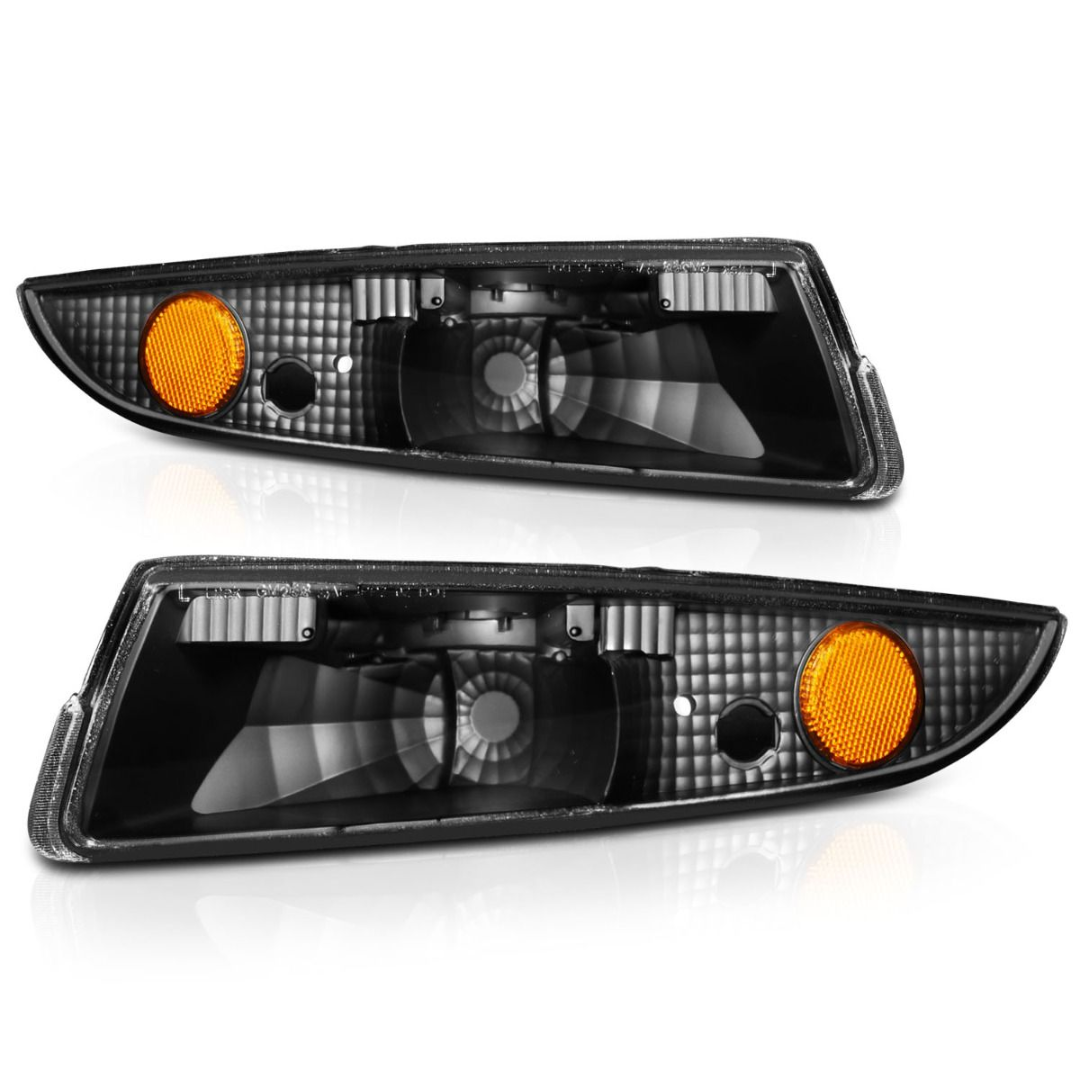 1993-2002 4th Gen. Camaro Euro Parking / Signal Lights Black & Amber