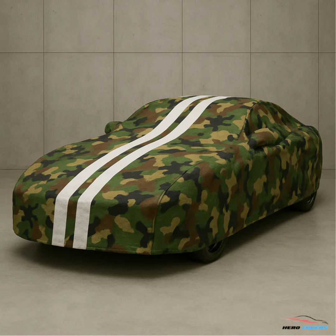 2010-2015 Camaro Striped Car Cover