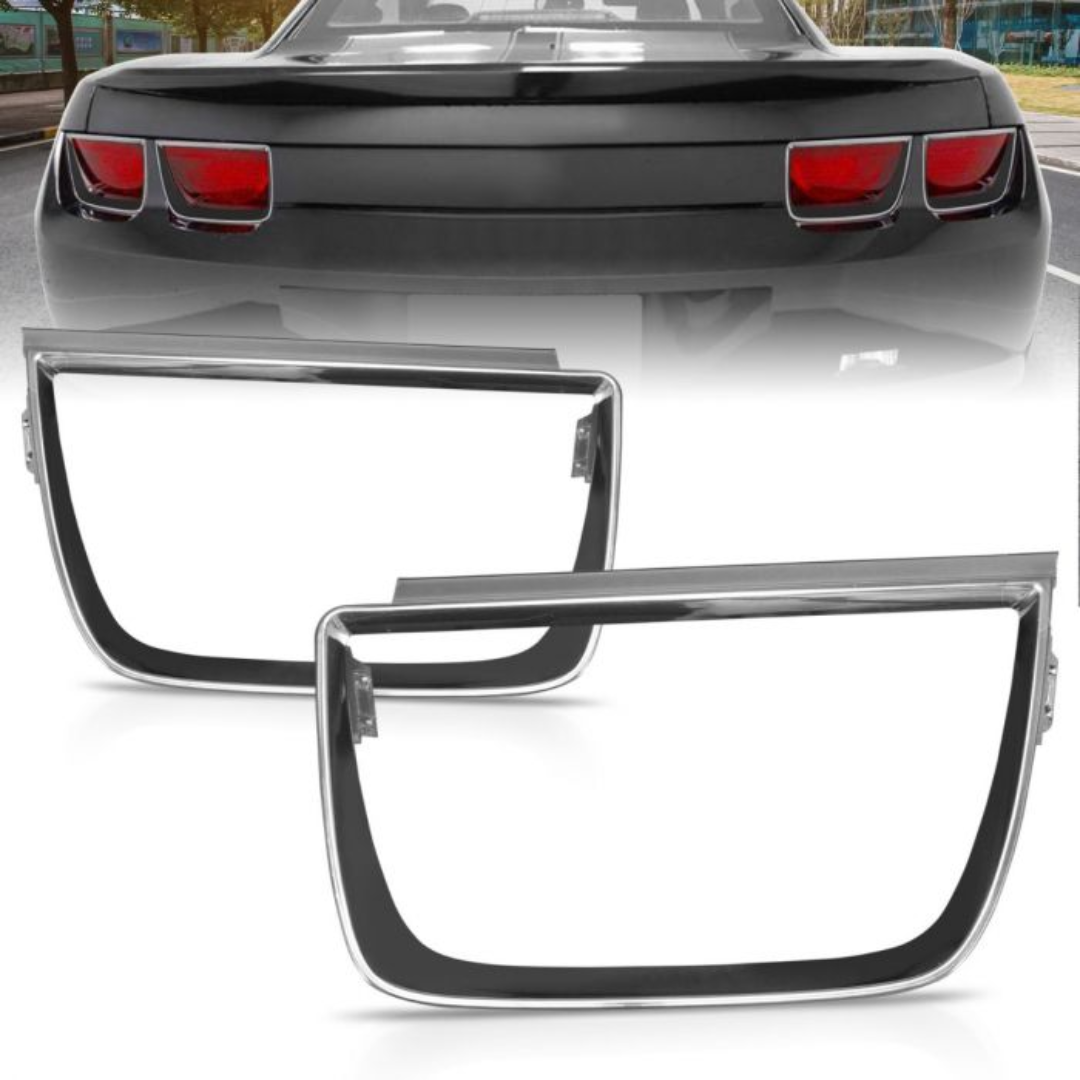 2010-2013 Camaro Gloss Black Tail Light Bezels