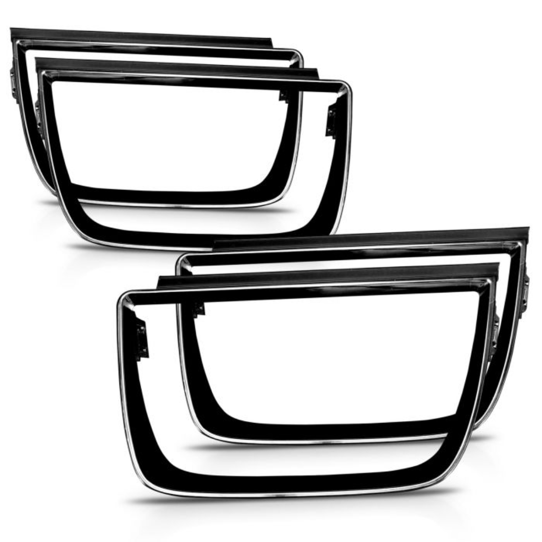 2010-2013 Camaro Gloss Black Tail Light Bezels