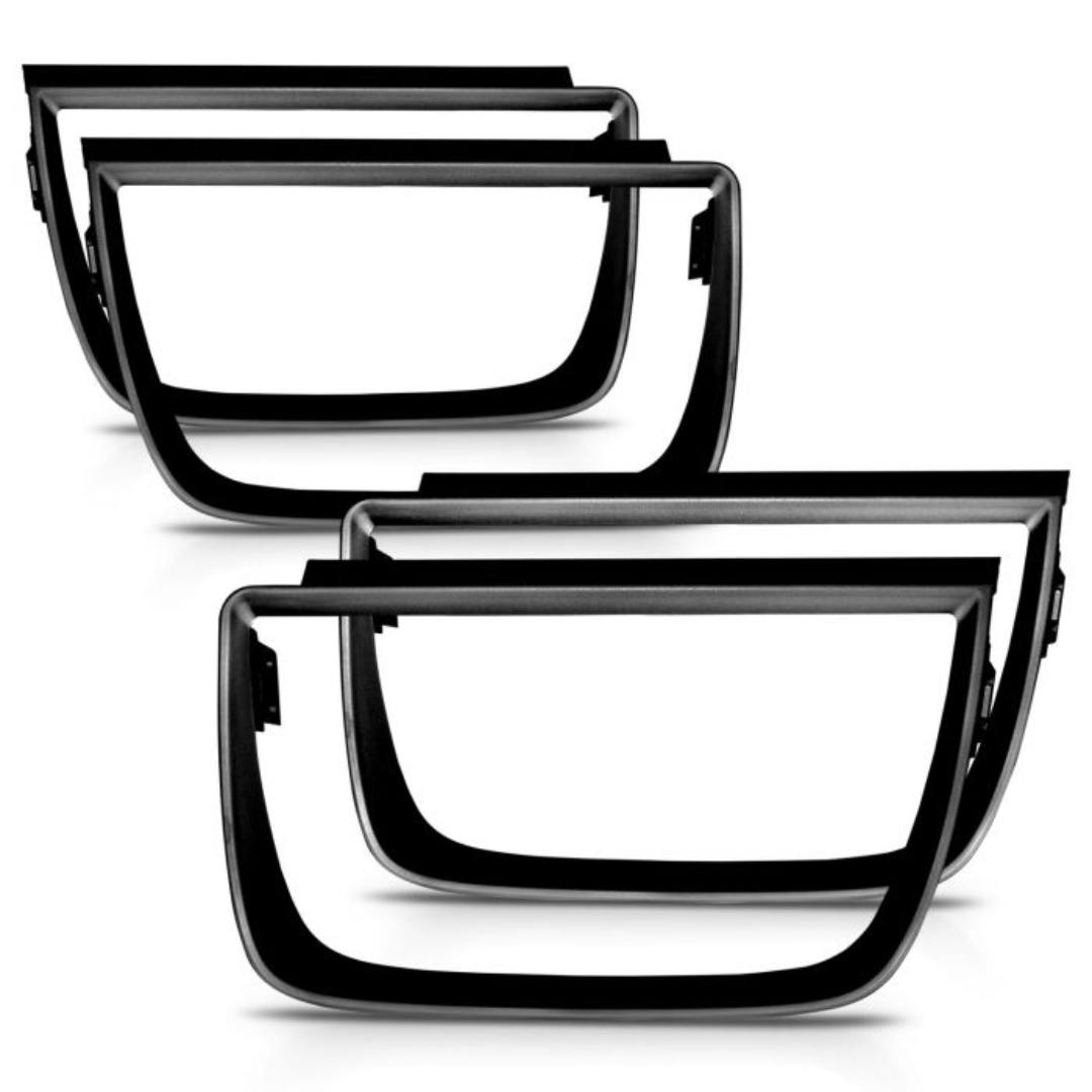 2010-2013 Camaro Matte Black Tail Light Bezels