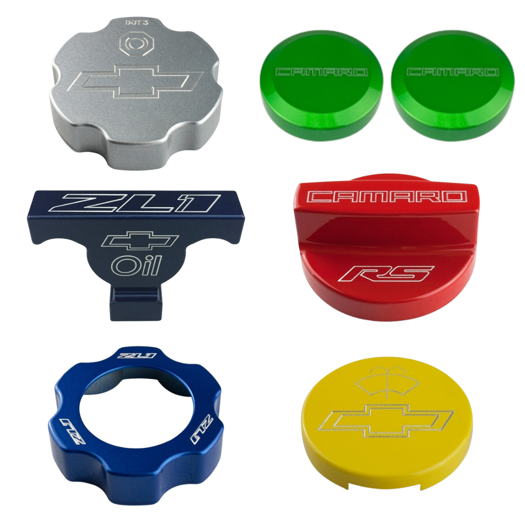 2010–2015 5th Gen Camaro Custom Painted Engine Bay Cap & Cover Bundle