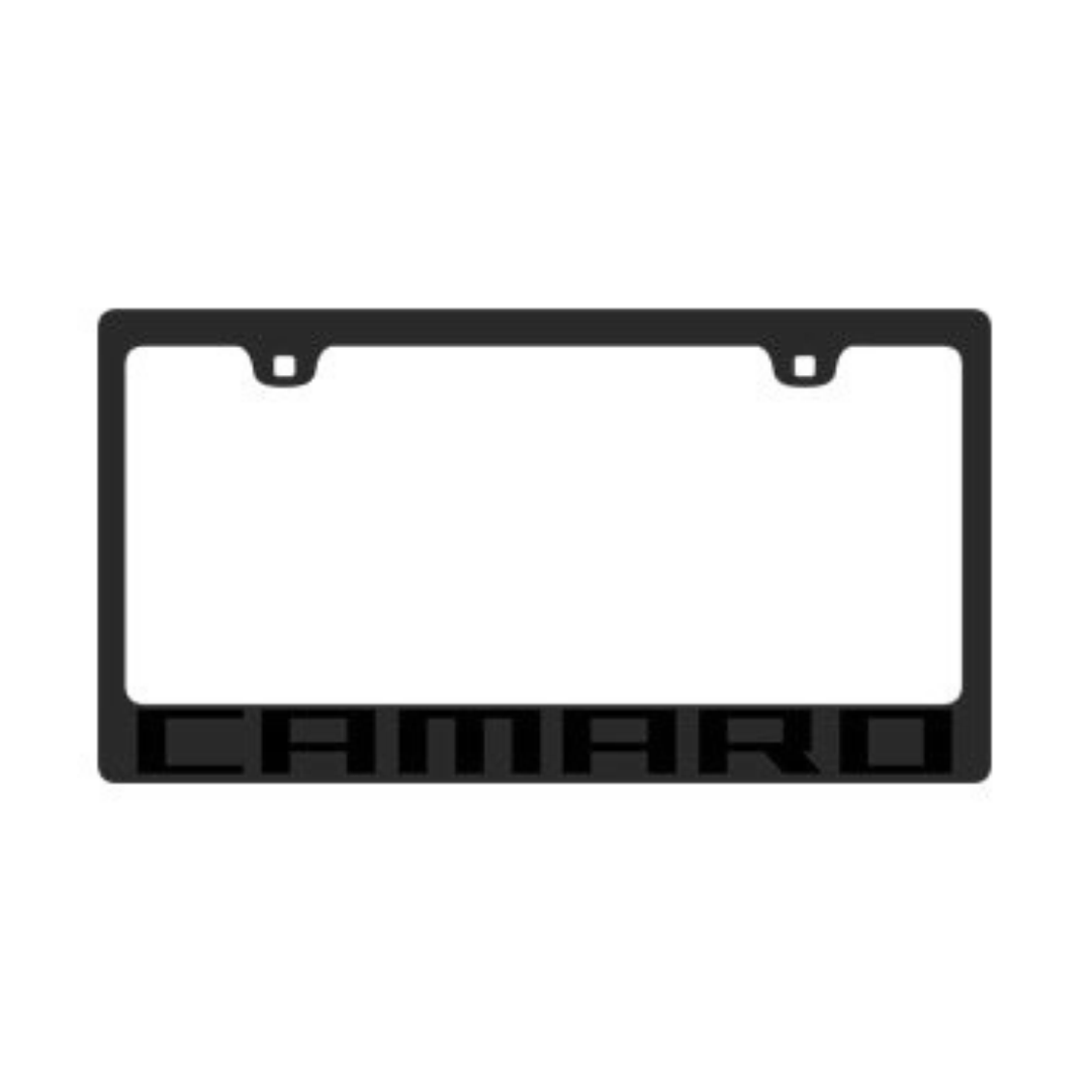 2010 Chevrolet Camaro Black License Plate Frame