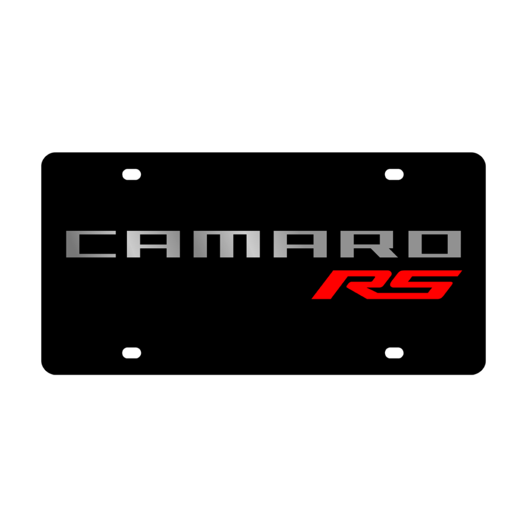 2010 Chevrolet Camaro RS Carbon Steel license Plate