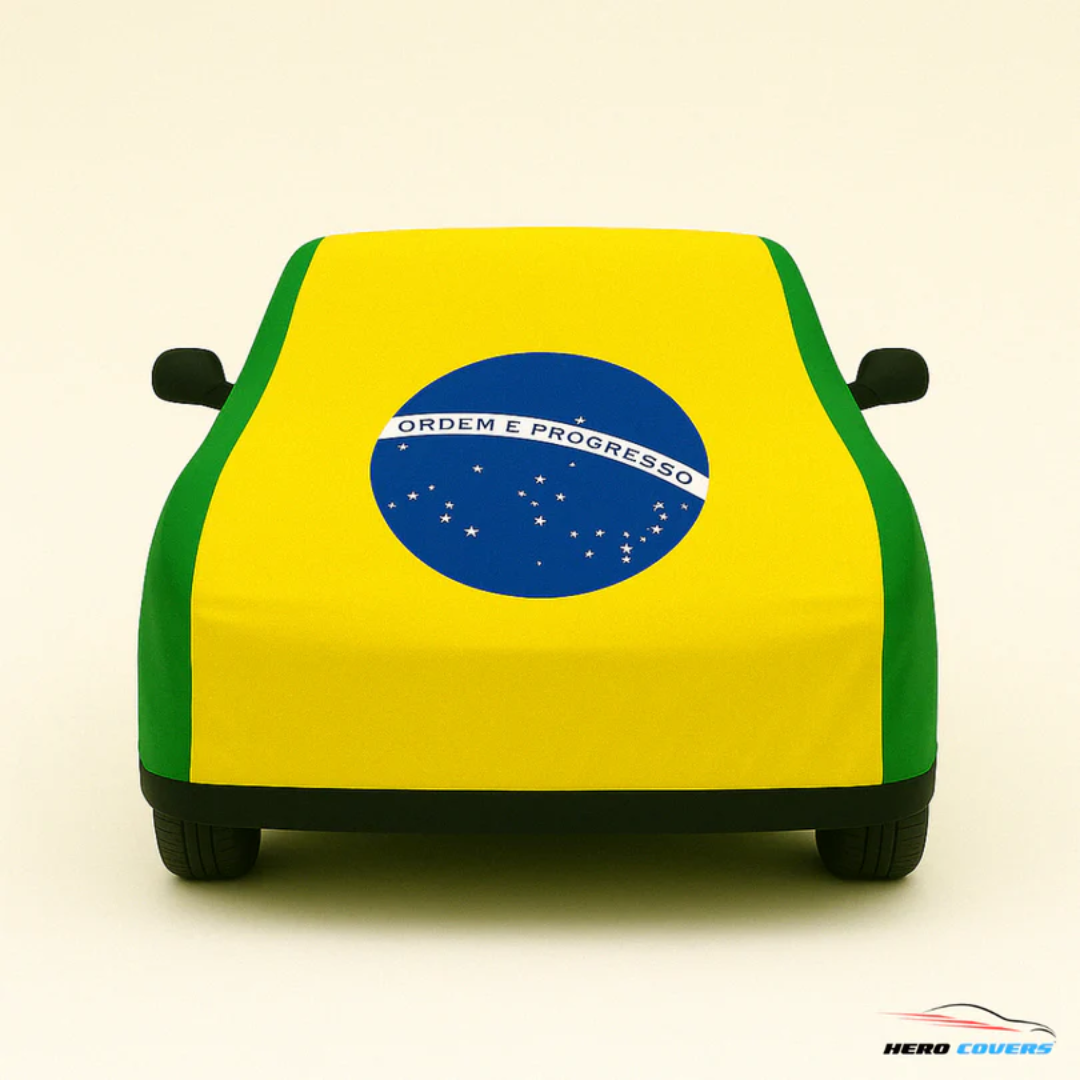 1967-1969 Camaro Brazil Flag Car Cover