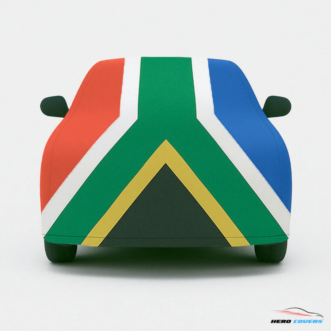 2010-2015 Camaro South Africa Flag Car Cover