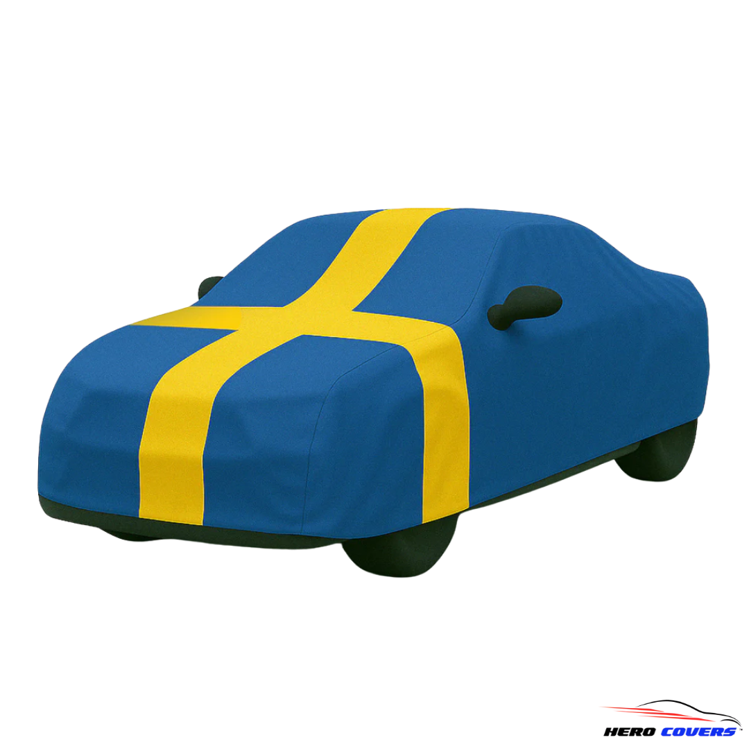 2016-2024 Camaro Sweden Flag Car Cover