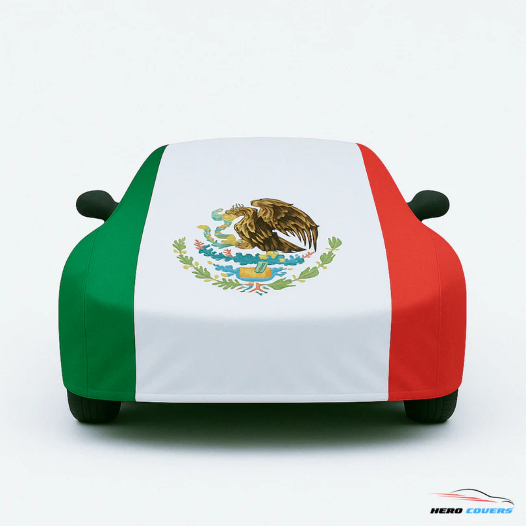 1970-1981 Camaro Mexico Flag Car Cover