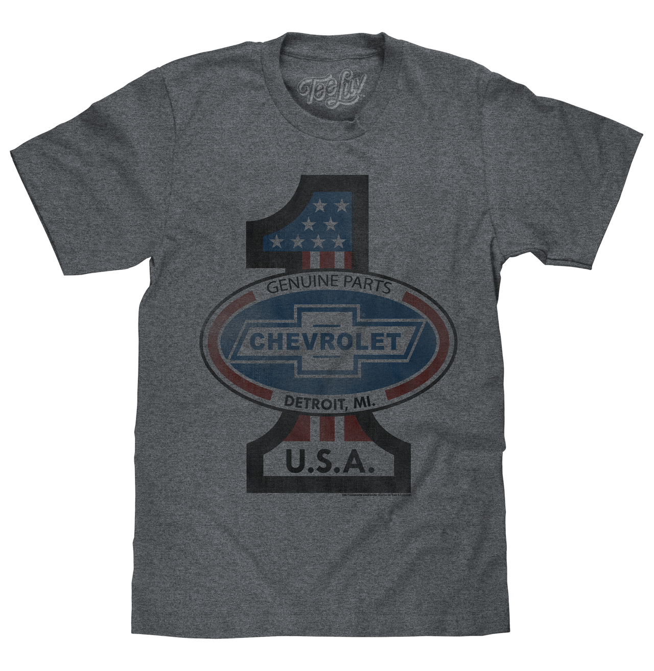 #1 Chevrolet T-Shirt - Gray