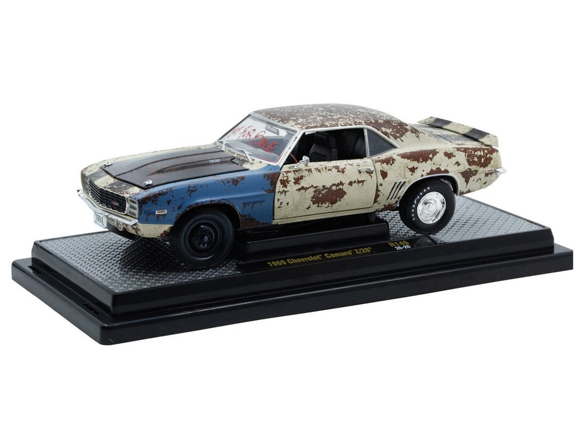 1969 Chevrolet Camaro Z/28 Cream (Rusted) Limited Edition to 4850 pieces Worldwide 1/24 Diecast Model Car