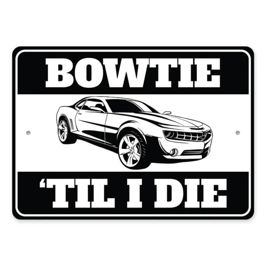 5th-generation-camaro-bowtie-til-i-die-aluminum-sign