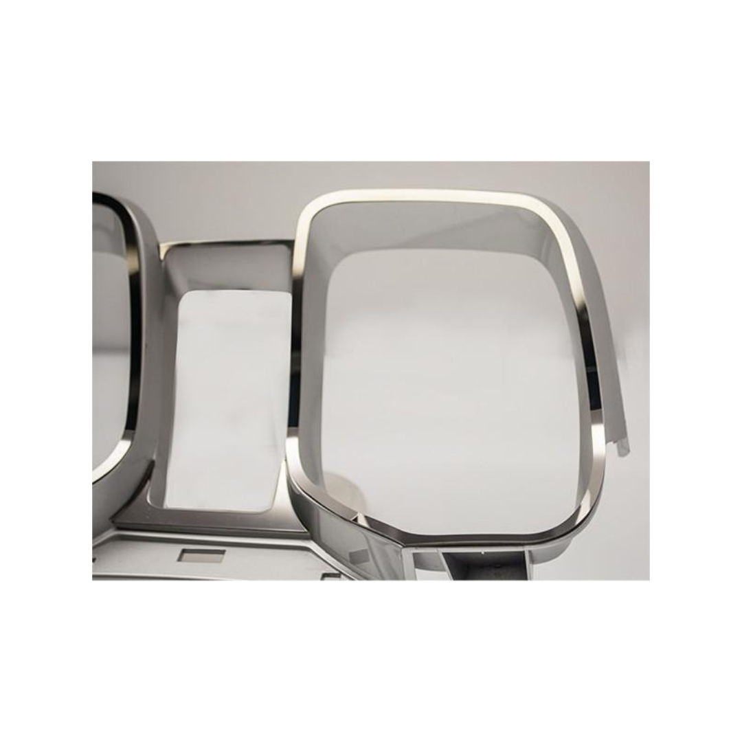 2010-2015 Camaro 5th Generation Dashboard Gauge Cluster Trim Kit 4 pc - Polished Stainless Steel - American Car Craft