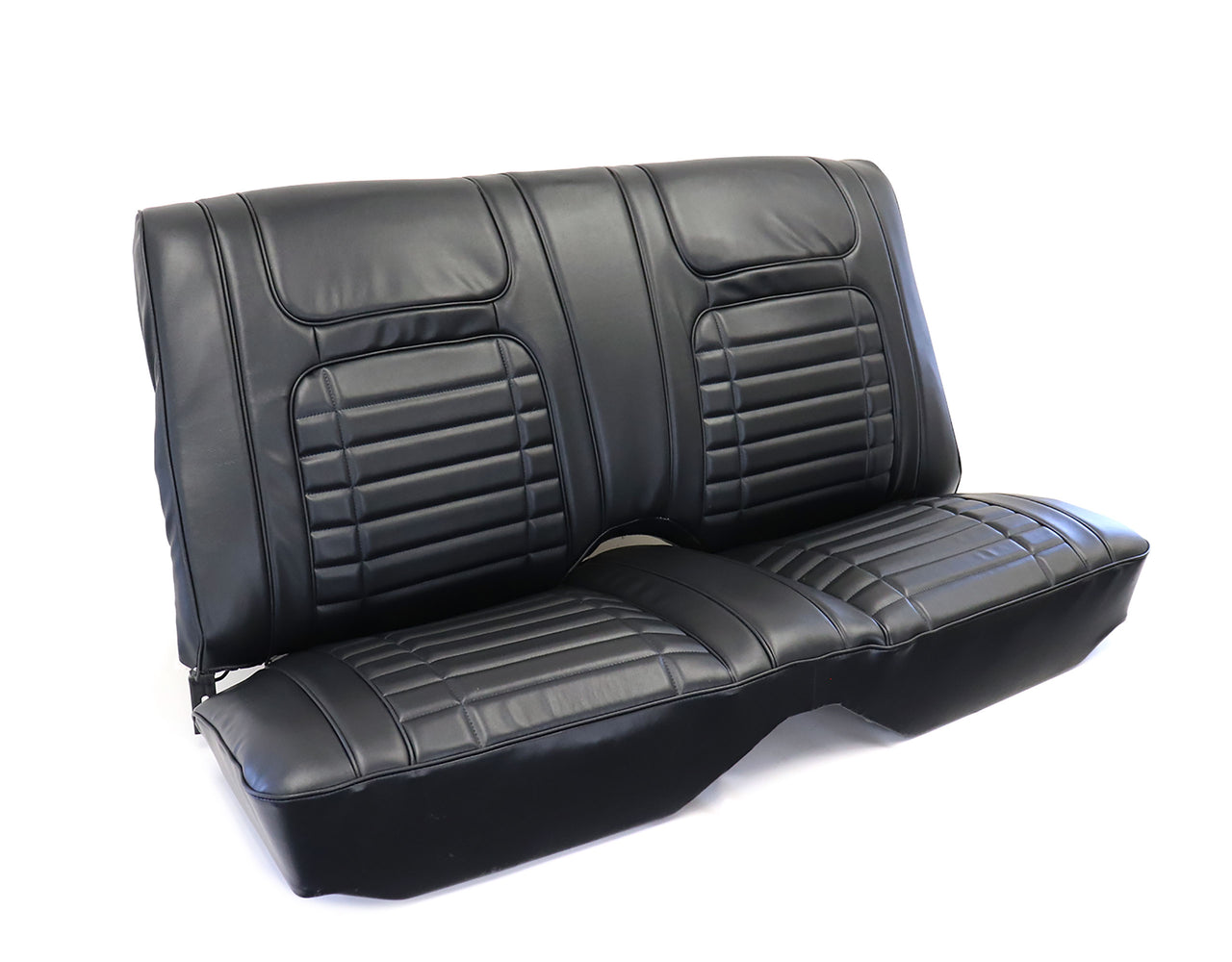 Premium Stitched Vinyl Seat Covers - Deluxe Interior Rear Coupe - Black-C403520-