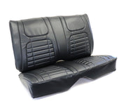 Premium Stitched Vinyl Seat Covers - Deluxe Interior Rear Convertible - Black-C403720-