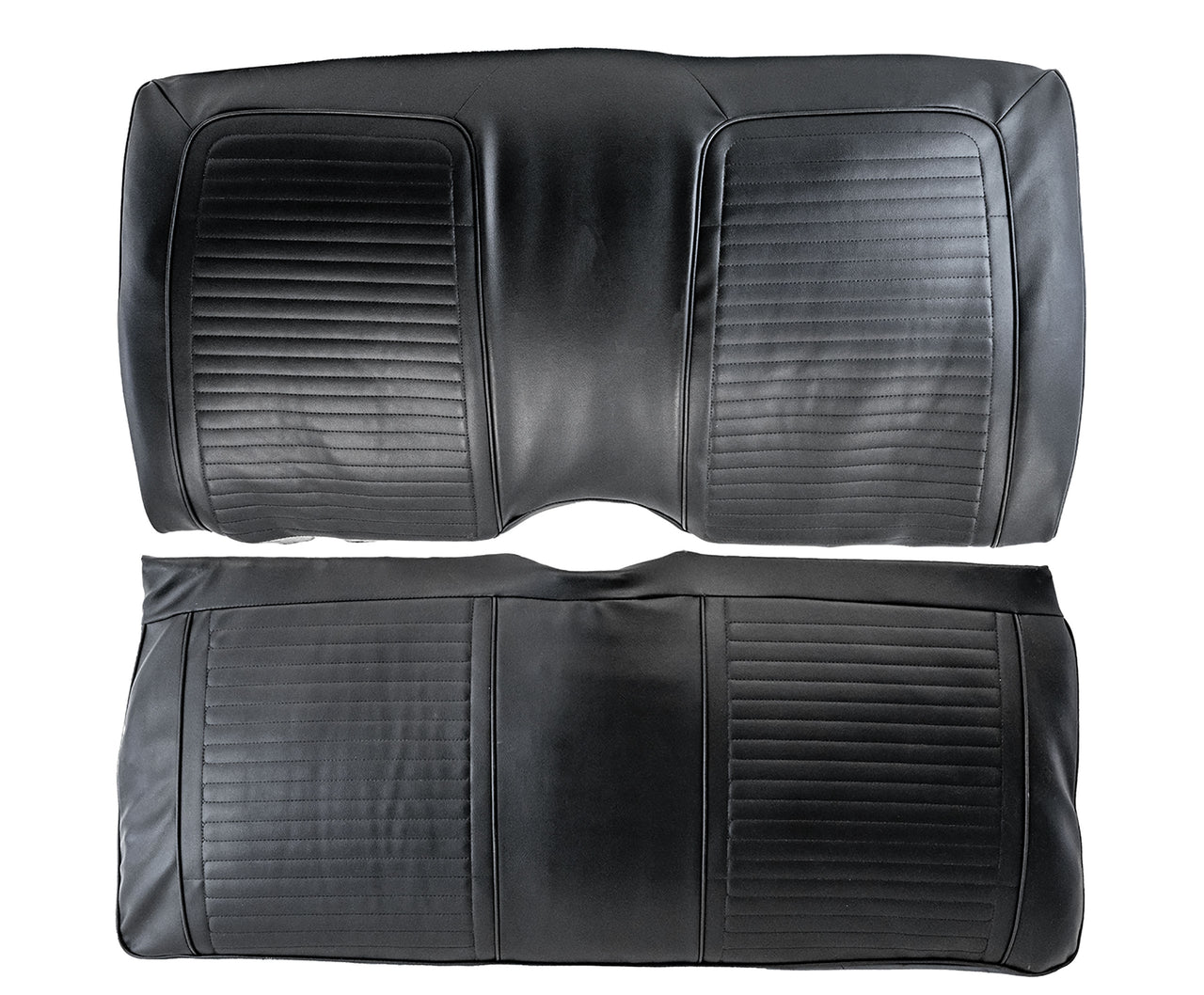 Premium Stitched Vinyl Seat Covers - Standard Interior Rear Convertible - Black-C403820-Camaro-Store-Online