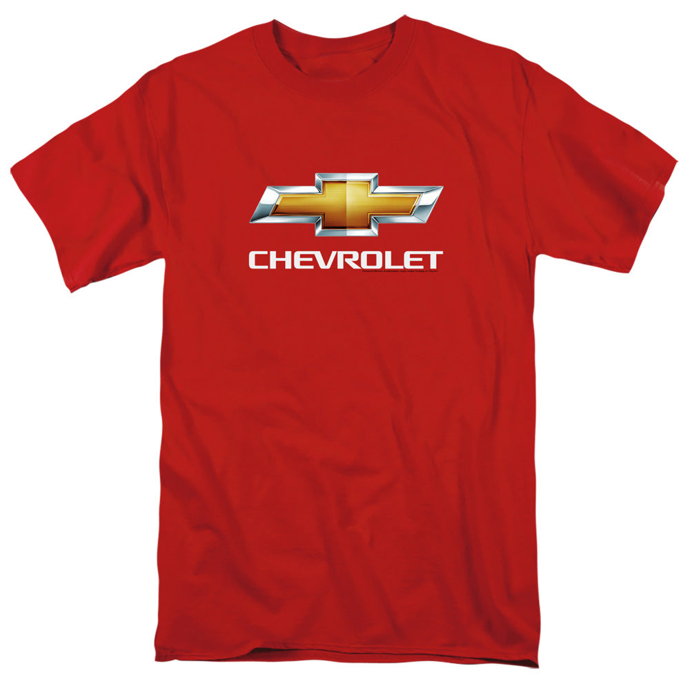 Chevy Bowtie Stacked-Adult Regular Fit Short Sleeve