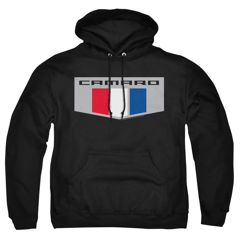 Chevrolet Camaro Emblem-Adult Pullover Hoodie-Black