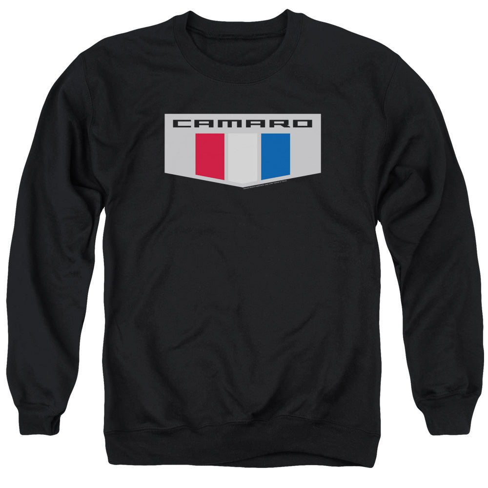 Chevrolet Camaro Emblem-Adult Crewneck Sweatshirt-Black