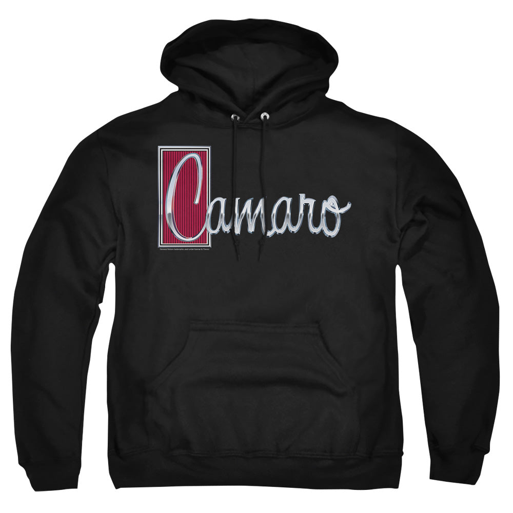 Chevrolet Camaro Script-Adult Pullover Hoodie-Black