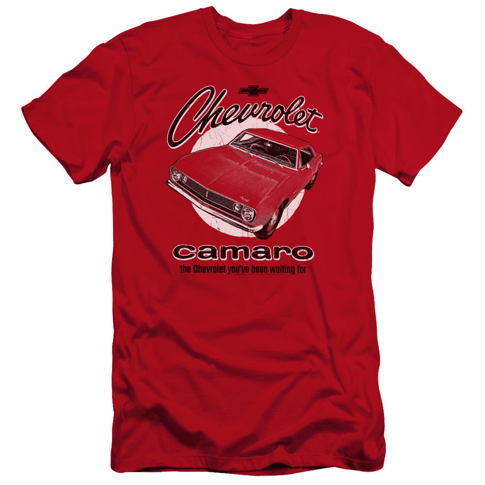 Chevrolet Retro Camaro-Premium Canvas Adult Slim Fit 30/1-Red