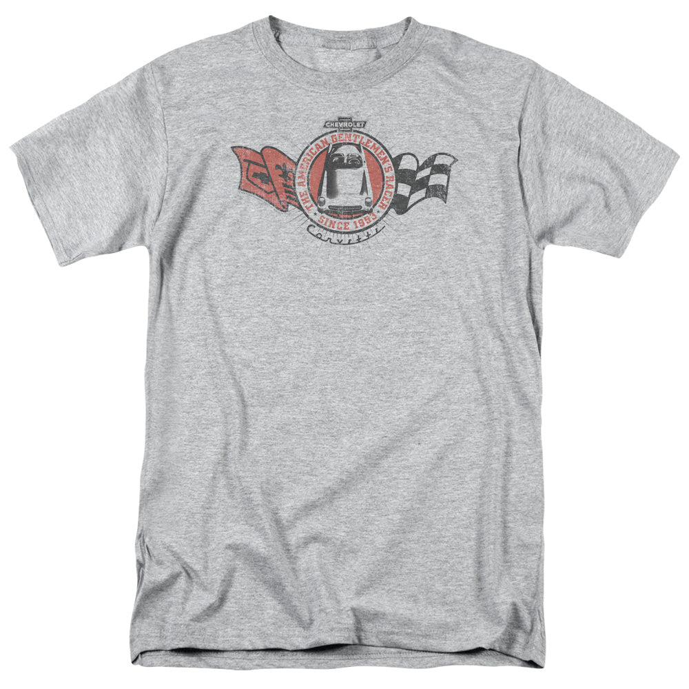 Chevrolet Gentlemens Racer-Adult Regular Fit Short Sleeve-Athletic Heather