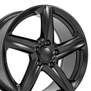 OE Wheels CV02C C8 Z06 style replica wheel 18x8.5 Satin Black for 1993-2002 Chevrolet Camaro