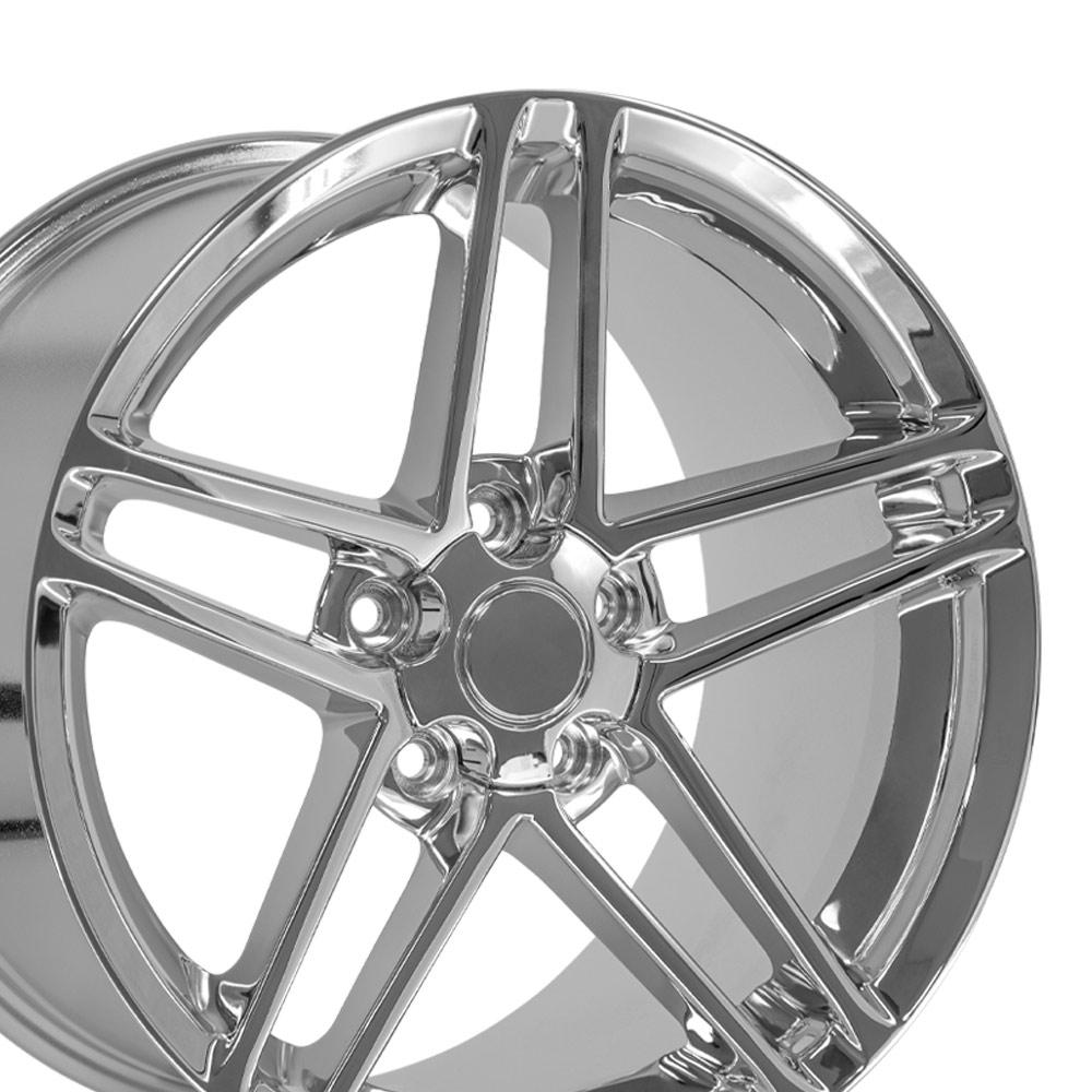 Chevrolet Camaro 1993-2002 Replica Wheels Fits (Rear Only)  18x10.5 Chrome - CV07