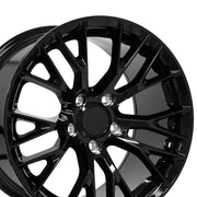OE Wheels CV22 C7 Z06 style replica wheel 17x9.5 Gloss Black for 1993-2002 Chevrolet Camaro