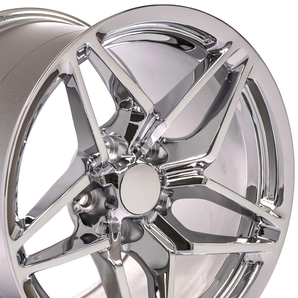 OE Wheels CV31 C7 ZR1 style replica wheel 17x11 Chrome for 1993-2002 Chevrolet Camaro