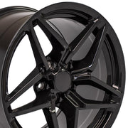 OE Wheels CV31 C7 ZR1 style replica wheel 18x10.5 Gloss Black for 1993-2002 Chevrolet Camaro
