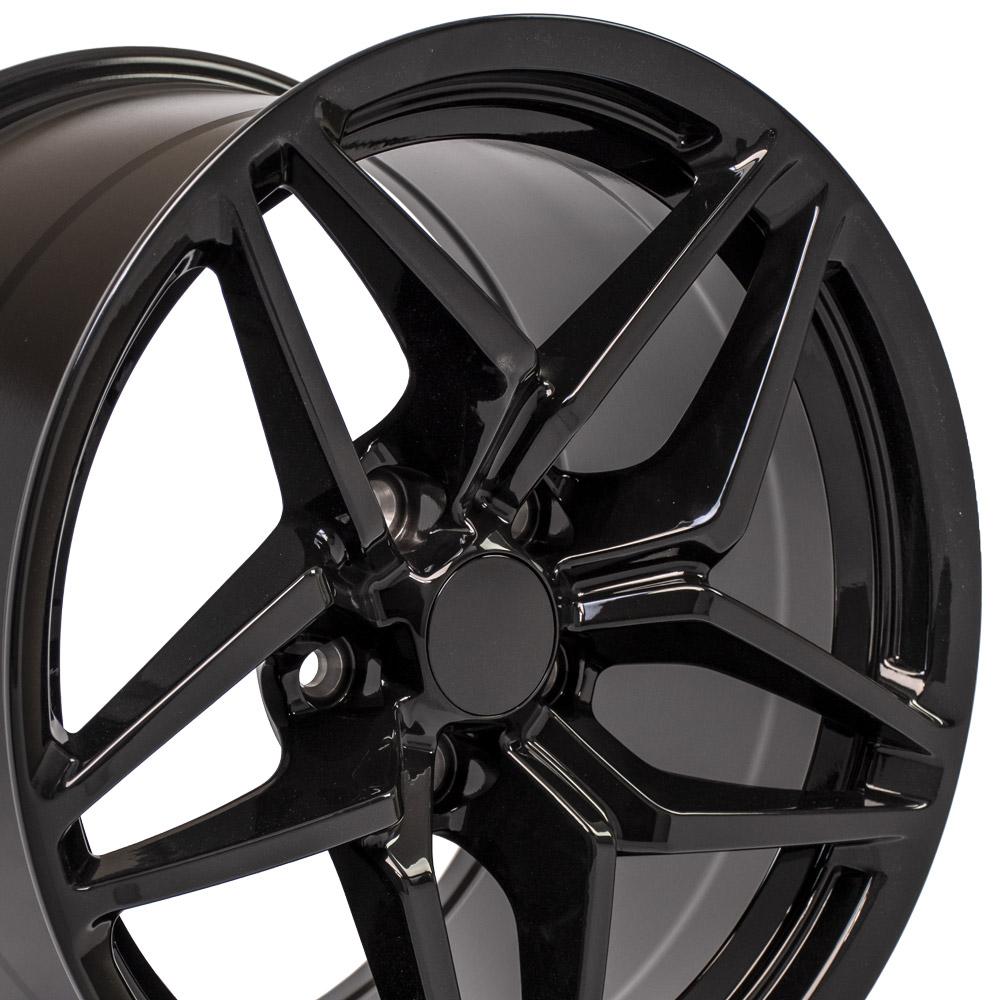 OE Wheels CV31 C7 ZR1 style replica wheel 18x10.5 Gloss Black for 1993-2002 Chevrolet Camaro
