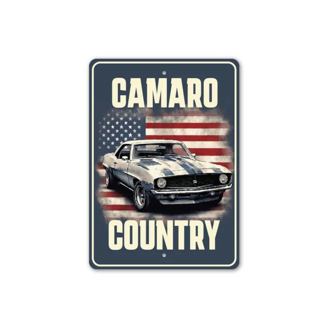 camaro-country-american-flag-aluminum-sign