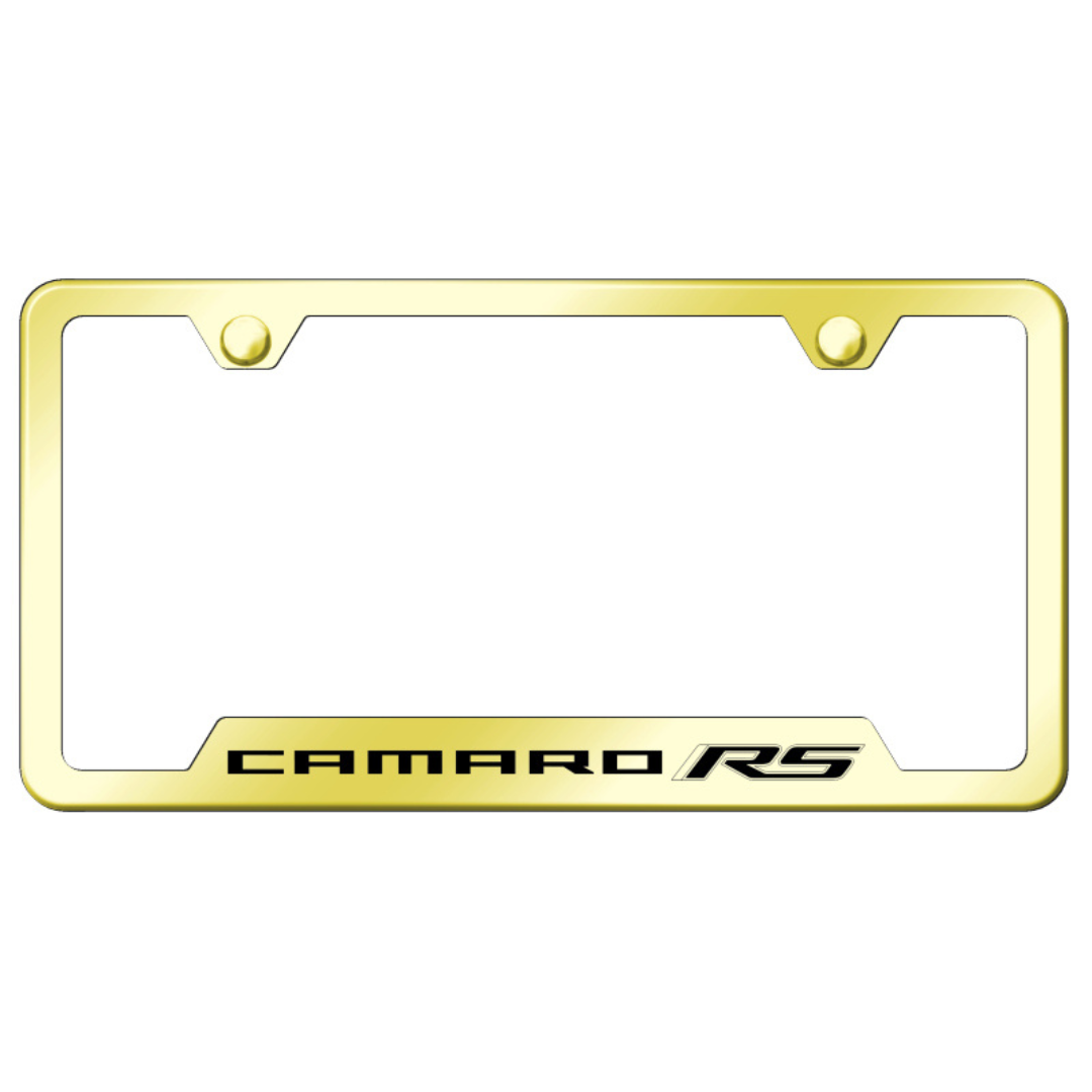 camaro-rs-license-plate-frame-gold