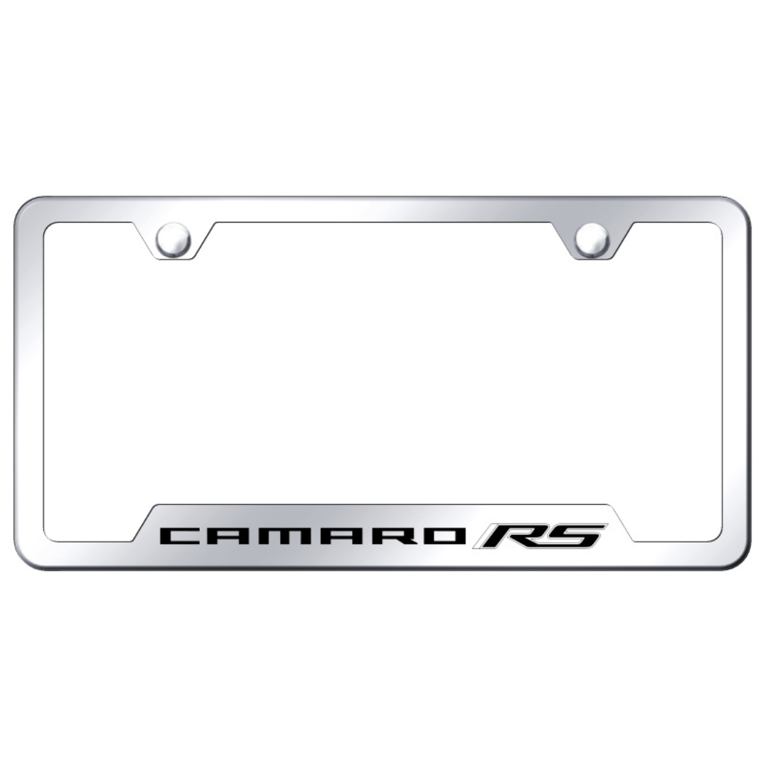 Camaro RS License Plate Frame Mirrored Camaro Store Online camaro-rs-license-plate-frame-mirrored-camaro-store-online
