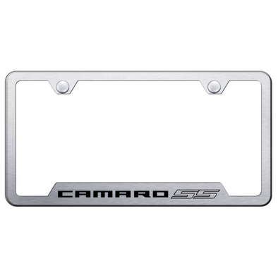 camaro-ss-license-plate-frame-brushed
