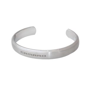 camaro-script-stainless-steel-cuff-bracelet